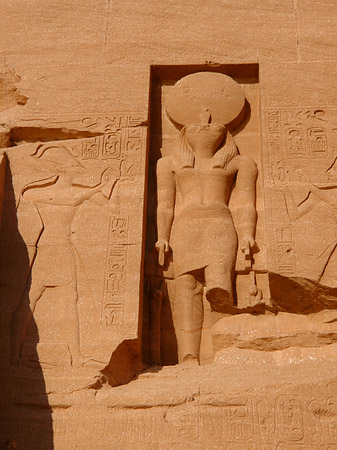 Foto Kolosstatue König Ramses II - Abu Simbel