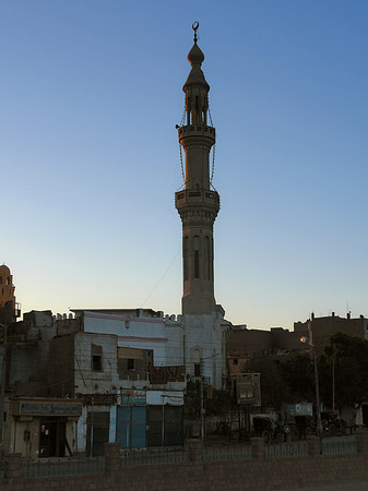 Stadt mit Moschee Foto 