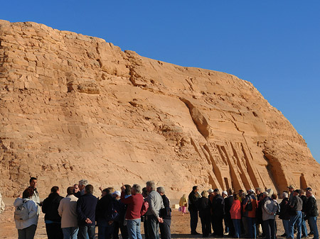 Foto Tempel mit Himmel - Abu Simbel