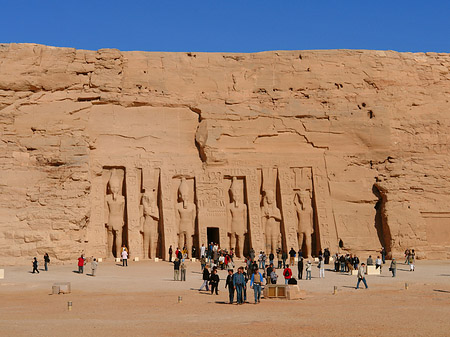 Foto Tempel mit Himmel - Abu Simbel