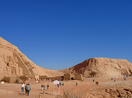 Fotos Tempel mit Himmel | Abu Simbel