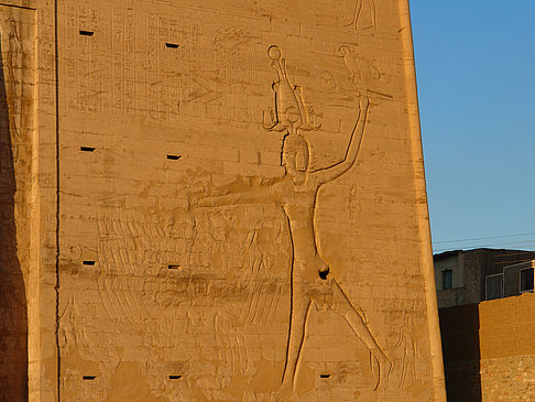 Foto Hieroglyphen - Edfu