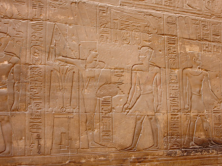 Foto Hieroglyphen - Luxor