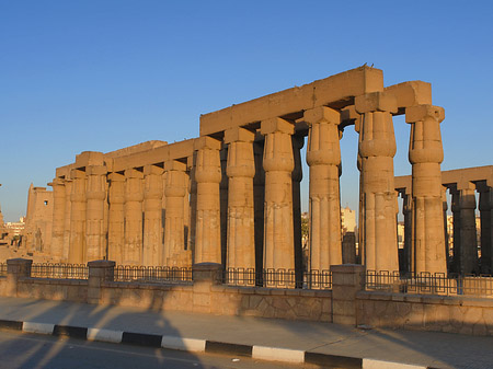 Fotos Luxor Tempel bei Sonnenuntergang