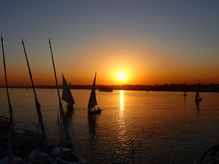 Foto Schöner Sonnenuntergang - Luxor