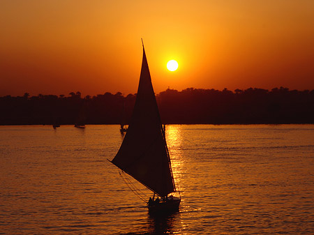 Foto Schöner Sonnenuntergang - Luxor