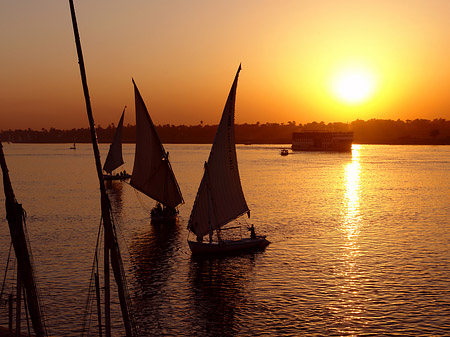 Foto Schöner Sonnenuntergang - Luxor