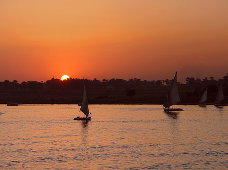 Fotos Sonnenuntergang | Luxor