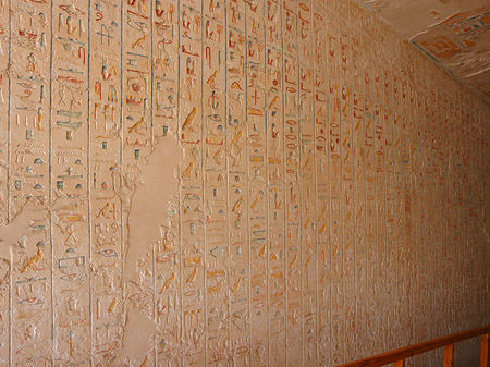 Hieroglyphen Foto 