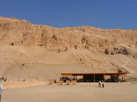 Fotos Eingang zu Tempel der Hatschepsut