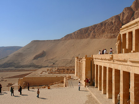 Foto Eingang zu Tempel der Hatschepsut - Luxor