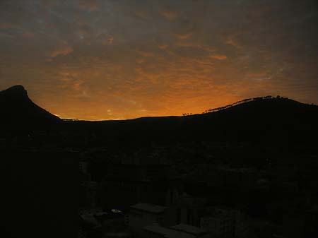 Foto Sonnenuntergang am Tafelberg